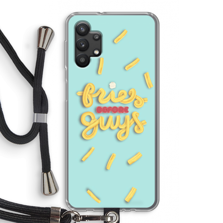 Always fries: Samsung Galaxy A32 5G Transparant Hoesje met koord
