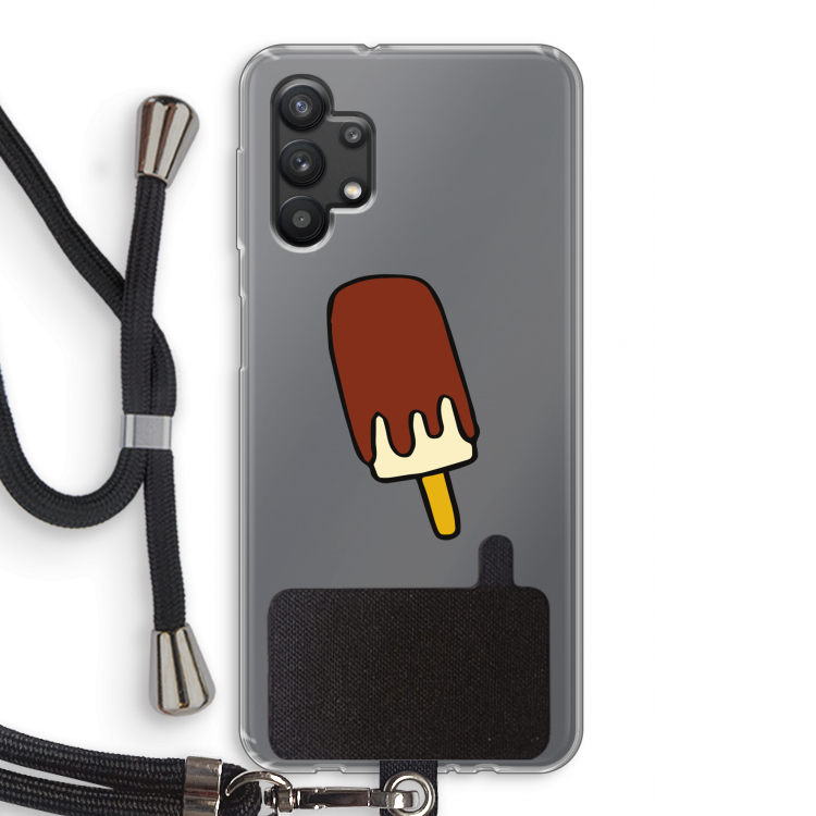Frisco: Samsung Galaxy A32 5G Transparant Hoesje met koord