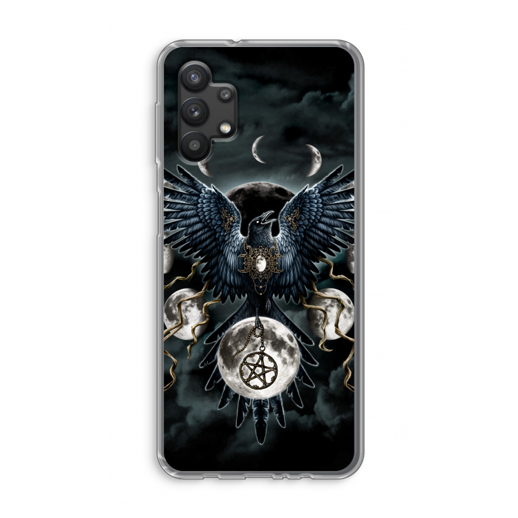 Sinister Wings: Samsung Galaxy A32 5G Transparant Hoesje