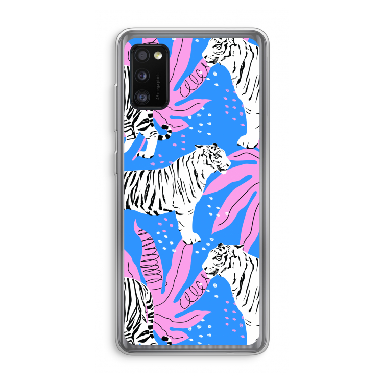 Tijger: Samsung Galaxy A41 Transparant Hoesje