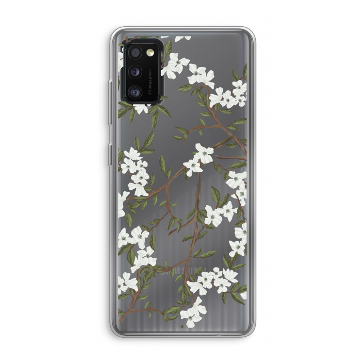 Blossoming spring: Samsung Galaxy A41 Transparant Hoesje
