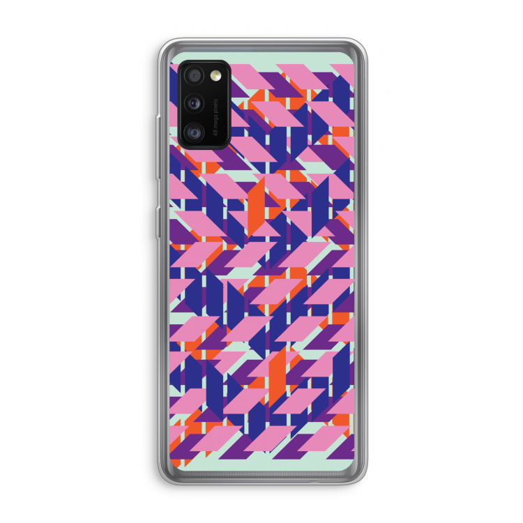 Skew Blush 3: Samsung Galaxy A41 Transparant Hoesje