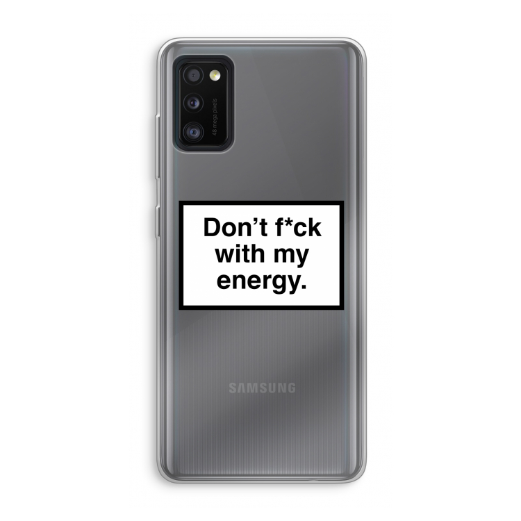 My energy: Samsung Galaxy A41 Transparant Hoesje