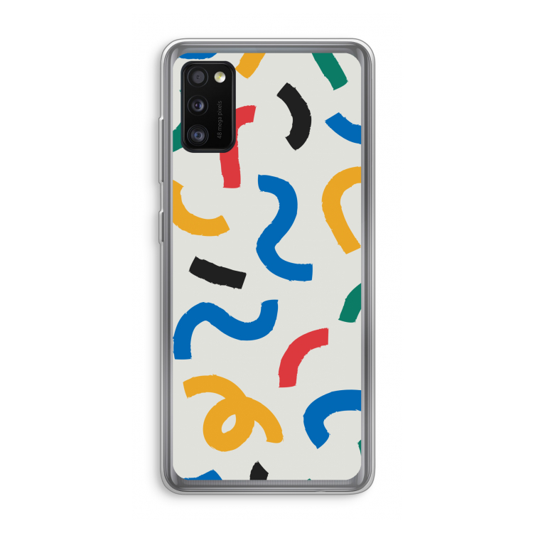 Illustratieve pop 2: Samsung Galaxy A41 Transparant Hoesje
