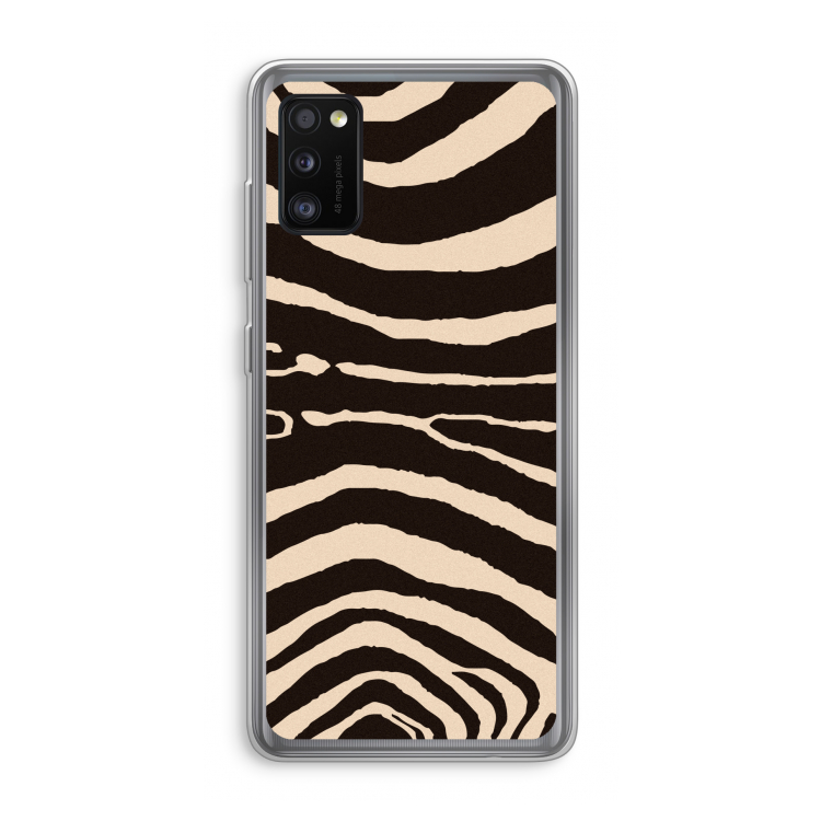 Arizona Zebra: Samsung Galaxy A41 Transparant Hoesje
