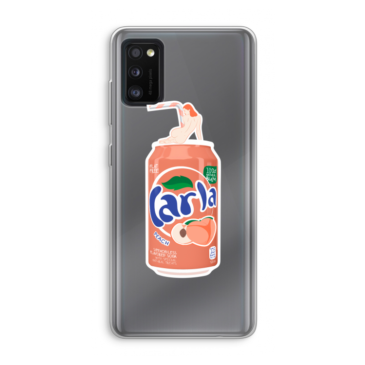 S(peach)less: Samsung Galaxy A41 Transparant Hoesje