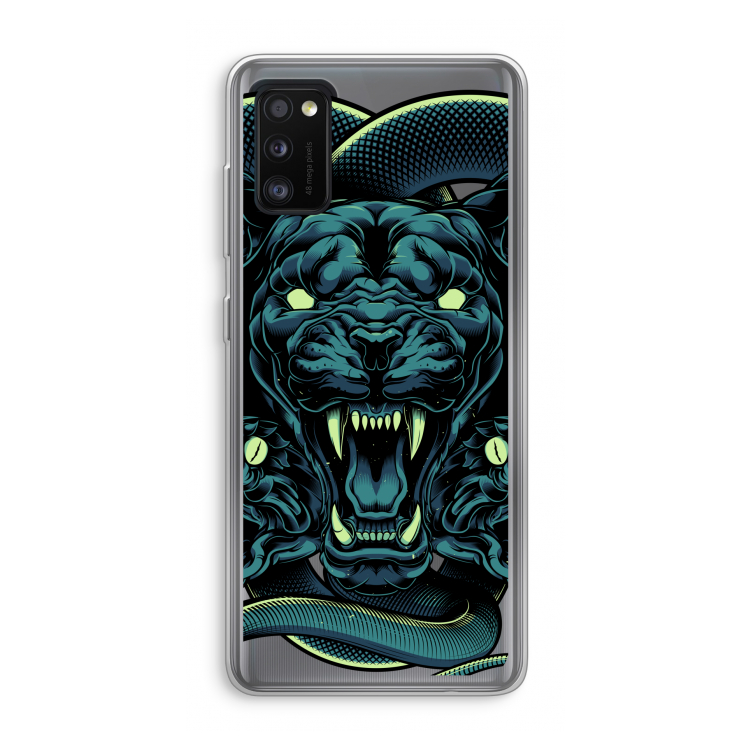 Cougar and Vipers: Samsung Galaxy A41 Transparant Hoesje