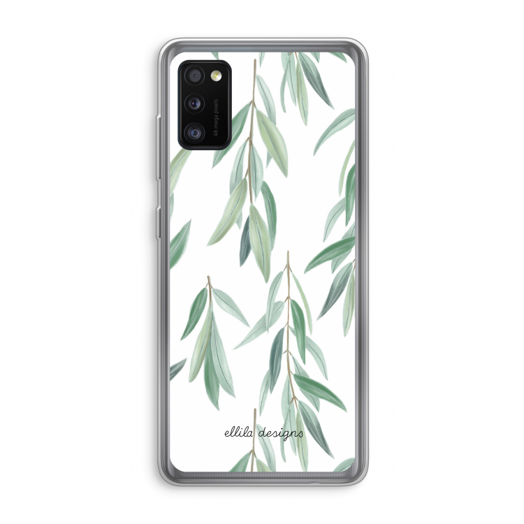 Branch up your life: Samsung Galaxy A41 Transparant Hoesje