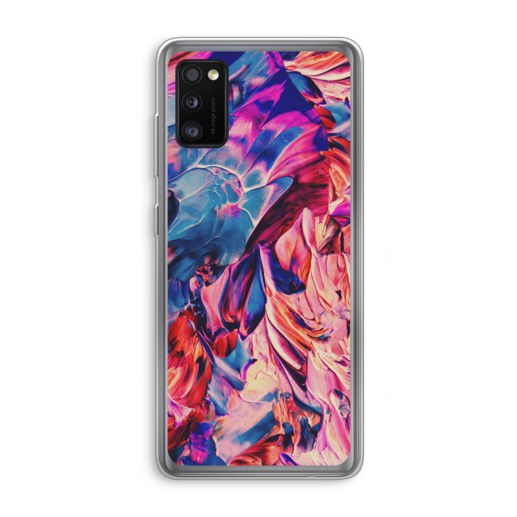 Pink Orchard: Samsung Galaxy A41 Transparant Hoesje