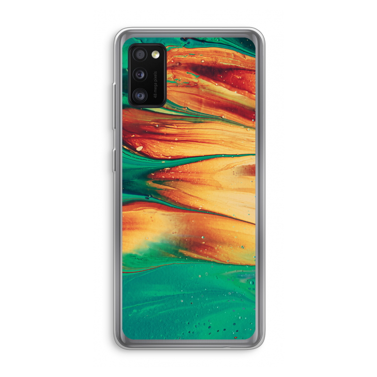 Green Inferno: Samsung Galaxy A41 Transparant Hoesje