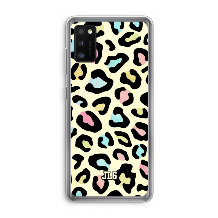 Leopard pattern: Samsung Galaxy A41 Transparant Hoesje