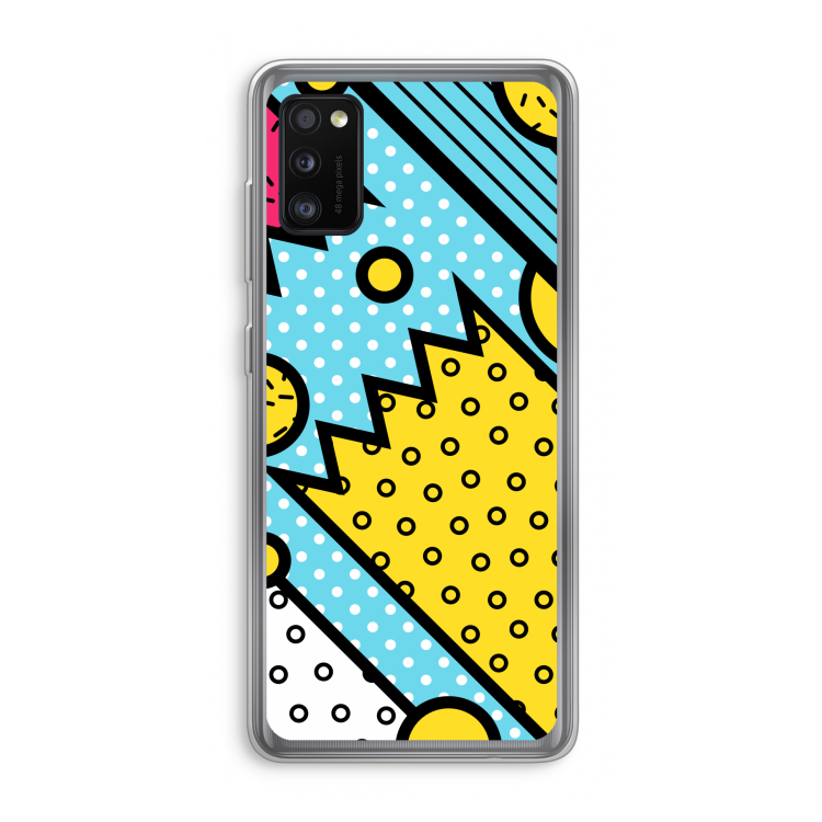 Pop Art #1: Samsung Galaxy A41 Transparant Hoesje