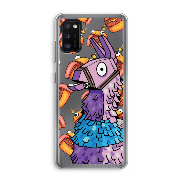 Loot Burger: Samsung Galaxy A41 Transparant Hoesje