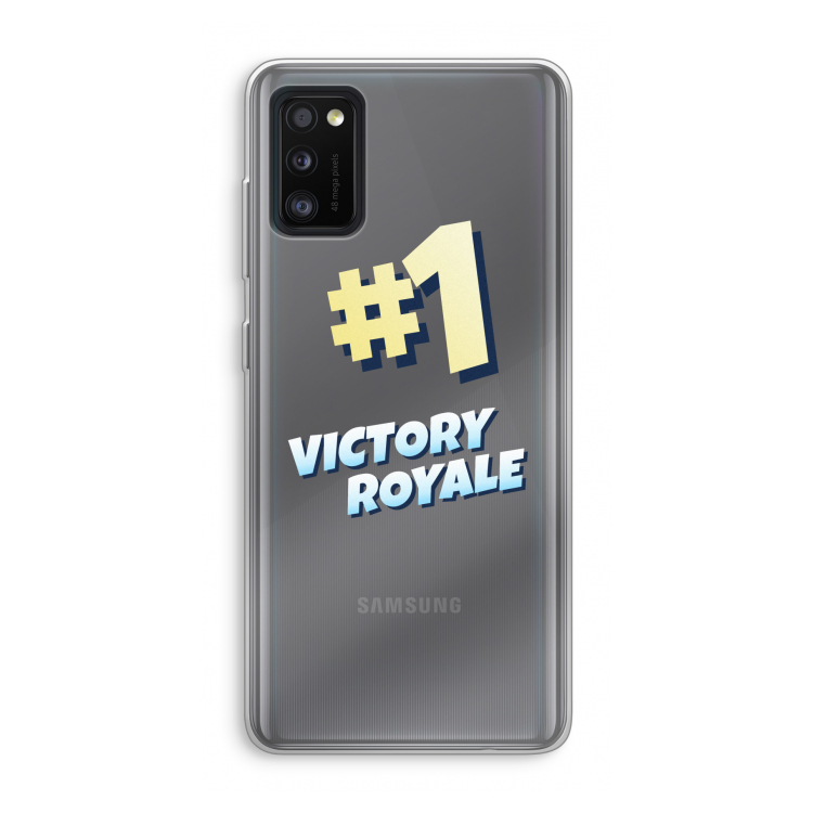 Victory Royale: Samsung Galaxy A41 Transparant Hoesje