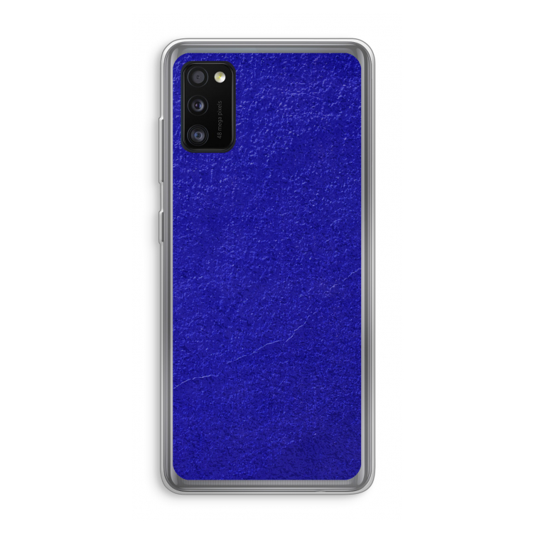 Majorelle Blue: Samsung Galaxy A41 Transparant Hoesje
