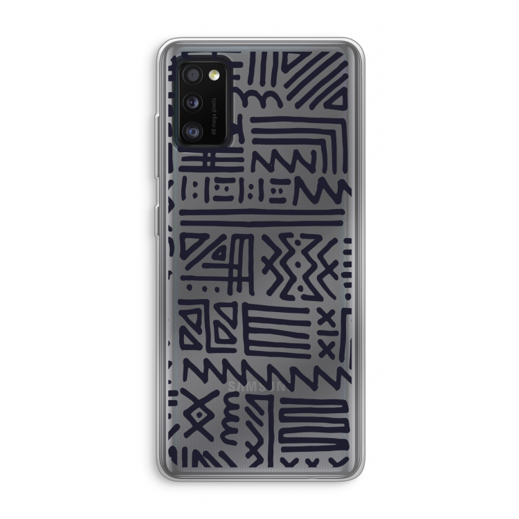 Marrakech print: Samsung Galaxy A41 Transparant Hoesje