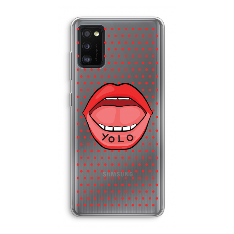 Yolo Denise: Samsung Galaxy A41 Transparant Hoesje