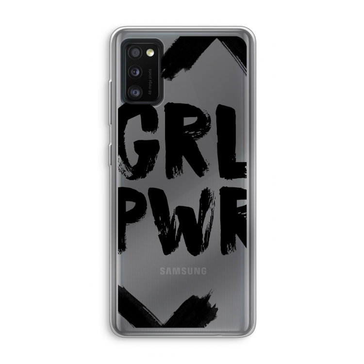Girl Power #2: Samsung Galaxy A41 Transparant Hoesje