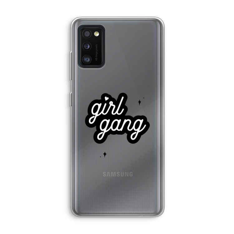 Girl Gang: Samsung Galaxy A41 Transparant Hoesje