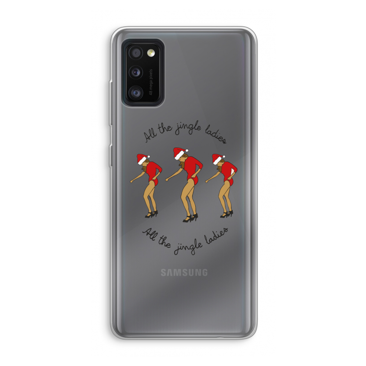 Jingle Ladies: Samsung Galaxy A41 Transparant Hoesje