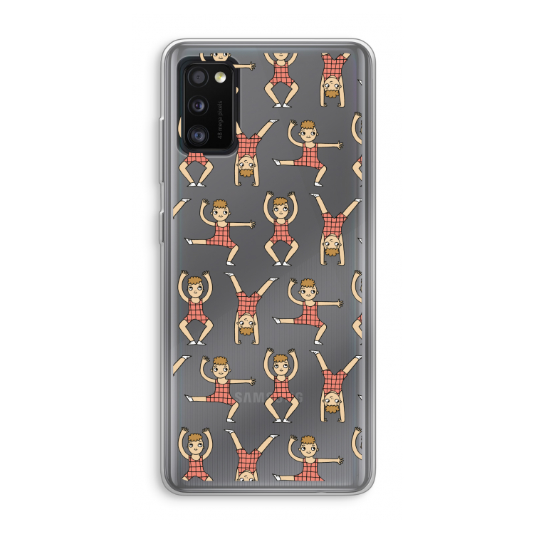 Gymboys: Samsung Galaxy A41 Transparant Hoesje