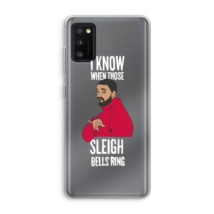 Sleigh Bells Ring: Samsung Galaxy A41 Transparant Hoesje