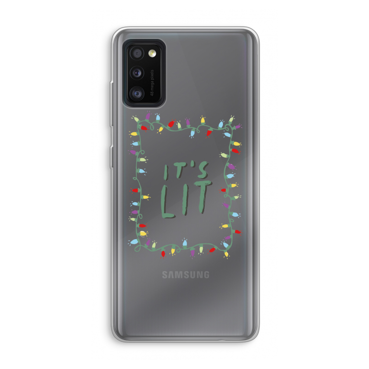 It's Lit: Samsung Galaxy A41 Transparant Hoesje