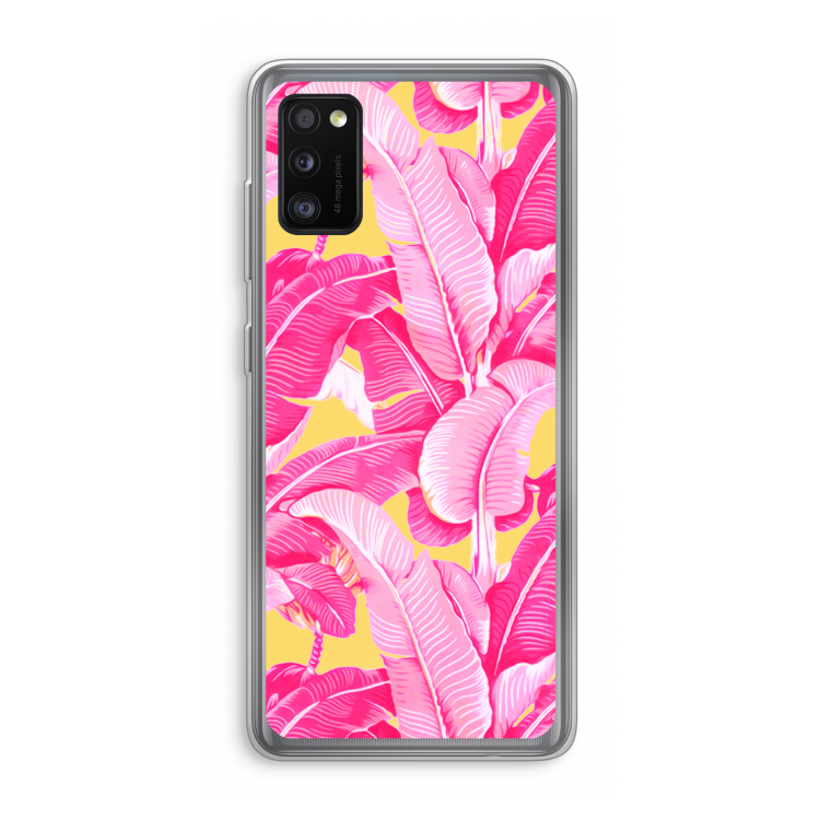 Pink Banana: Samsung Galaxy A41 Transparant Hoesje