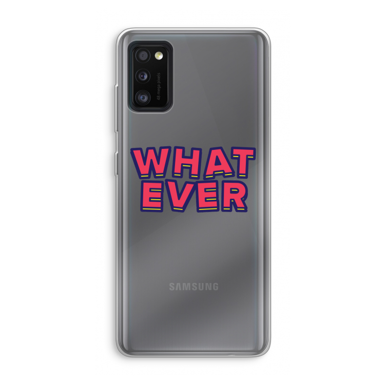 Whatever: Samsung Galaxy A41 Transparant Hoesje