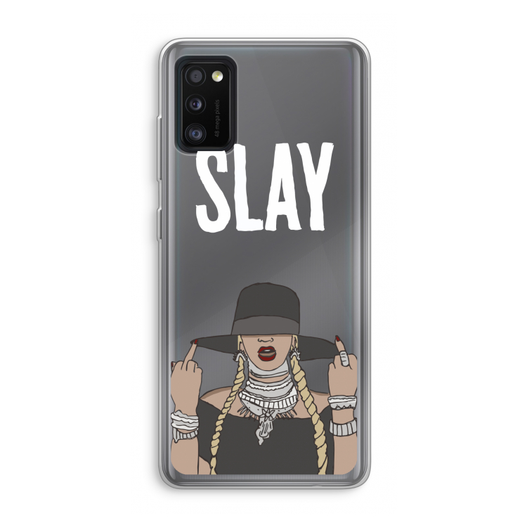 Slay All Day: Samsung Galaxy A41 Transparant Hoesje