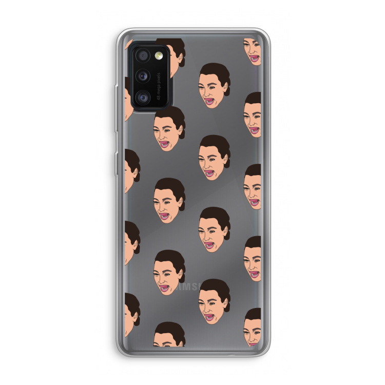 Ugly Cry Call: Samsung Galaxy A41 Transparant Hoesje