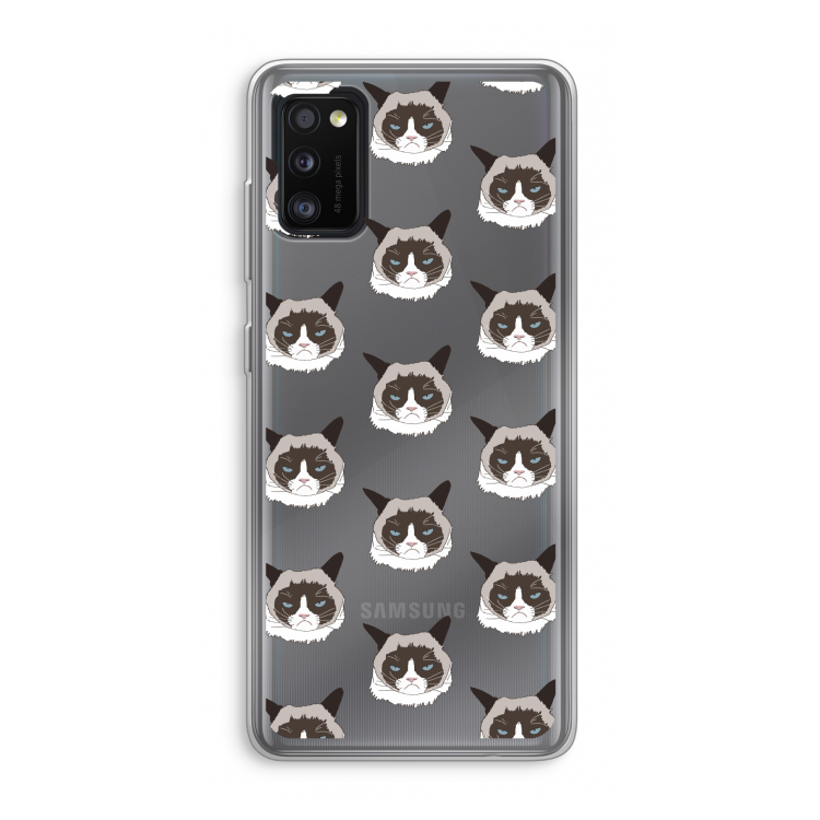 It's a Purrr Case: Samsung Galaxy A41 Transparant Hoesje