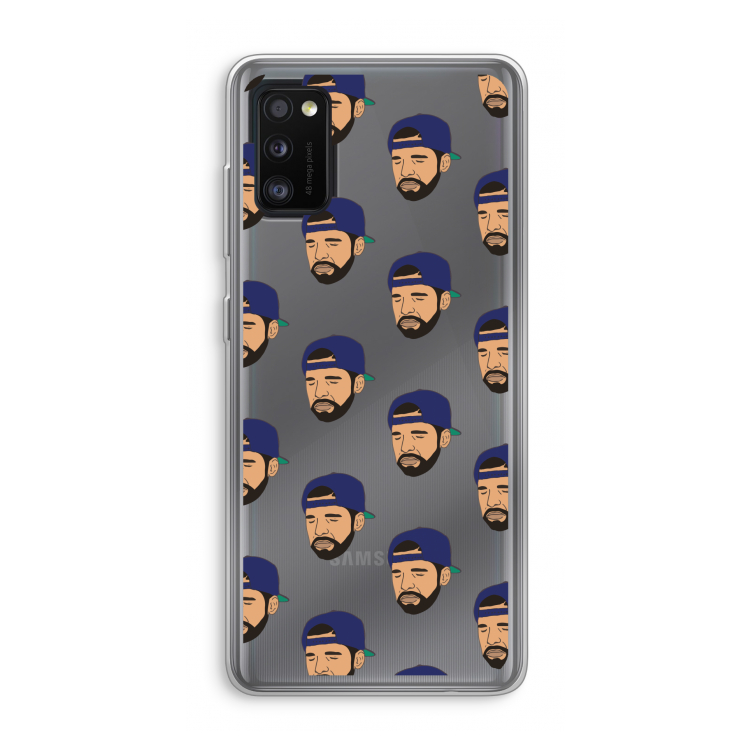 Drake Away: Samsung Galaxy A41 Transparant Hoesje