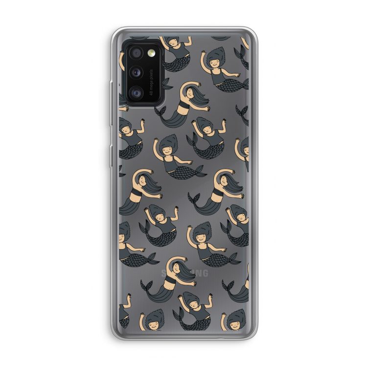 Zeemeermin: Samsung Galaxy A41 Transparant Hoesje