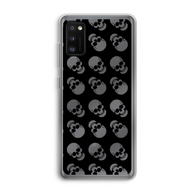 Musketon Skulls: Samsung Galaxy A41 Transparant Hoesje