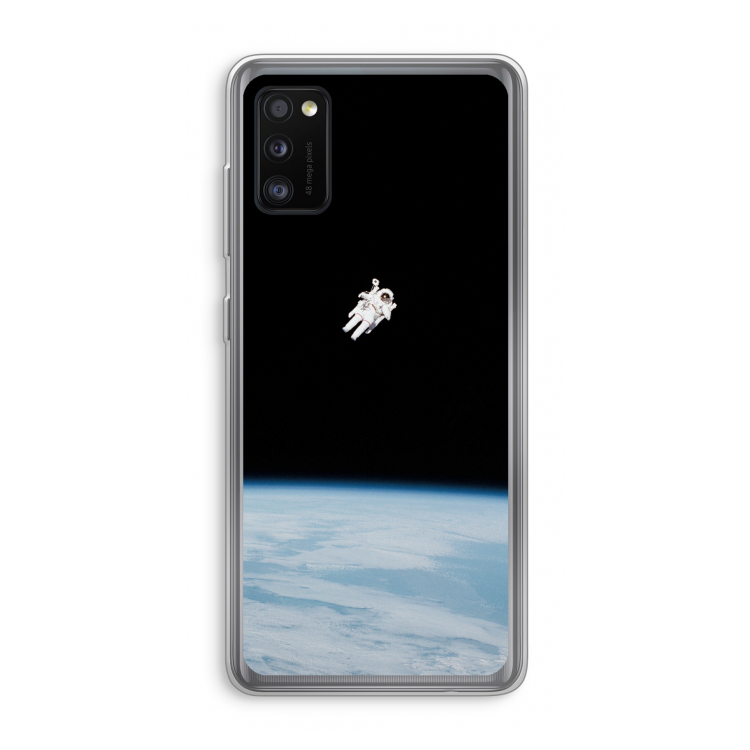 Alone in Space: Samsung Galaxy A41 Transparant Hoesje