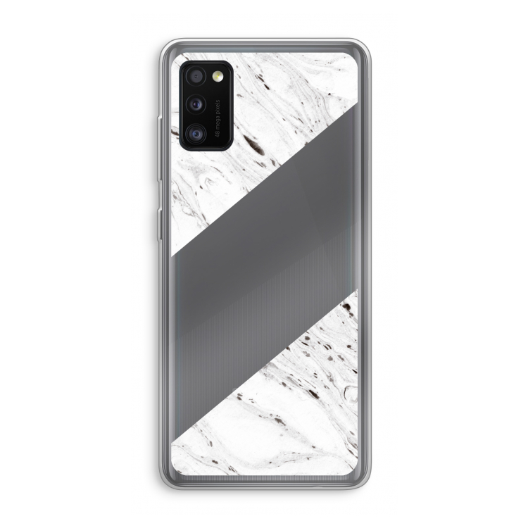 Biggest stripe: Samsung Galaxy A41 Transparant Hoesje