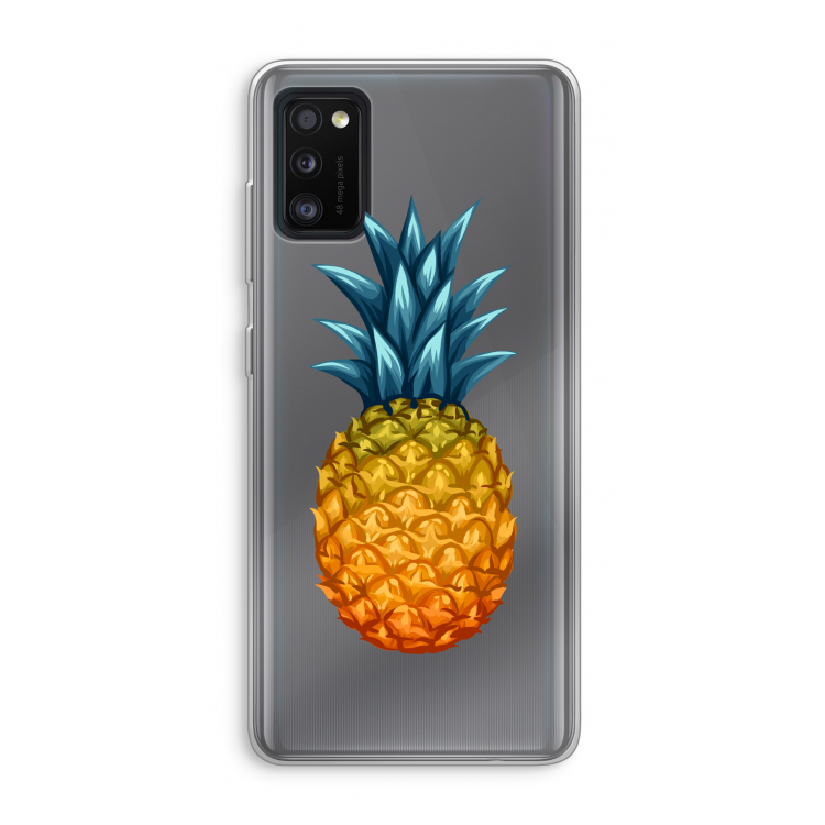 Grote ananas: Samsung Galaxy A41 Transparant Hoesje