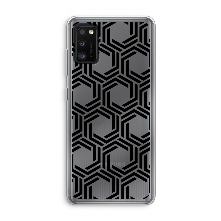 Geometrisch patroon: Samsung Galaxy A41 Transparant Hoesje