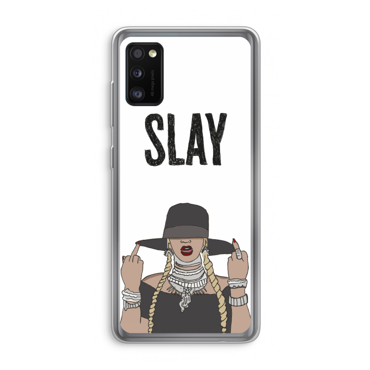 Slay All Day: Samsung Galaxy A41 Transparant Hoesje