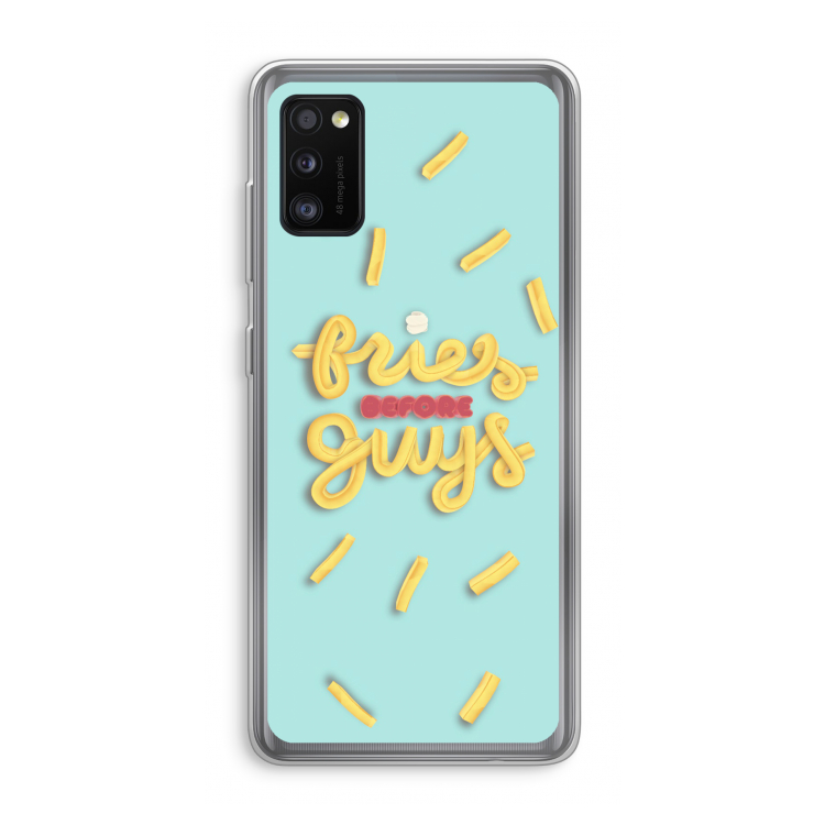 Always fries: Samsung Galaxy A41 Transparant Hoesje