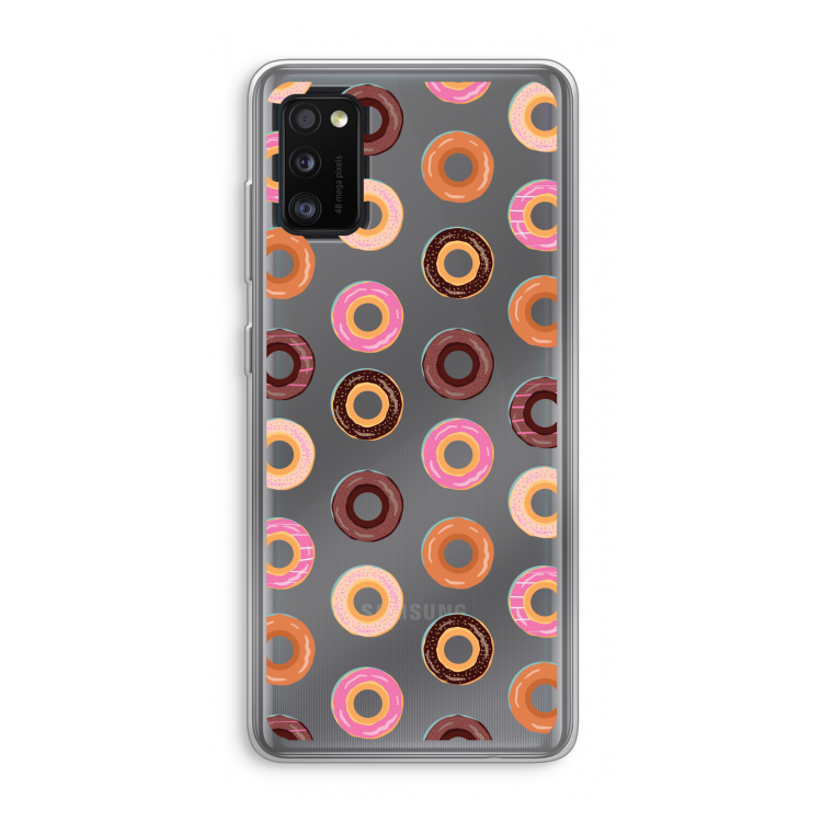 Donuts: Samsung Galaxy A41 Transparant Hoesje