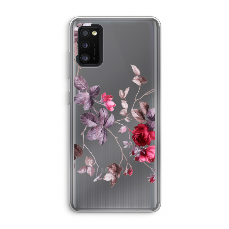 Mooie bloemen: Samsung Galaxy A41 Transparant Hoesje