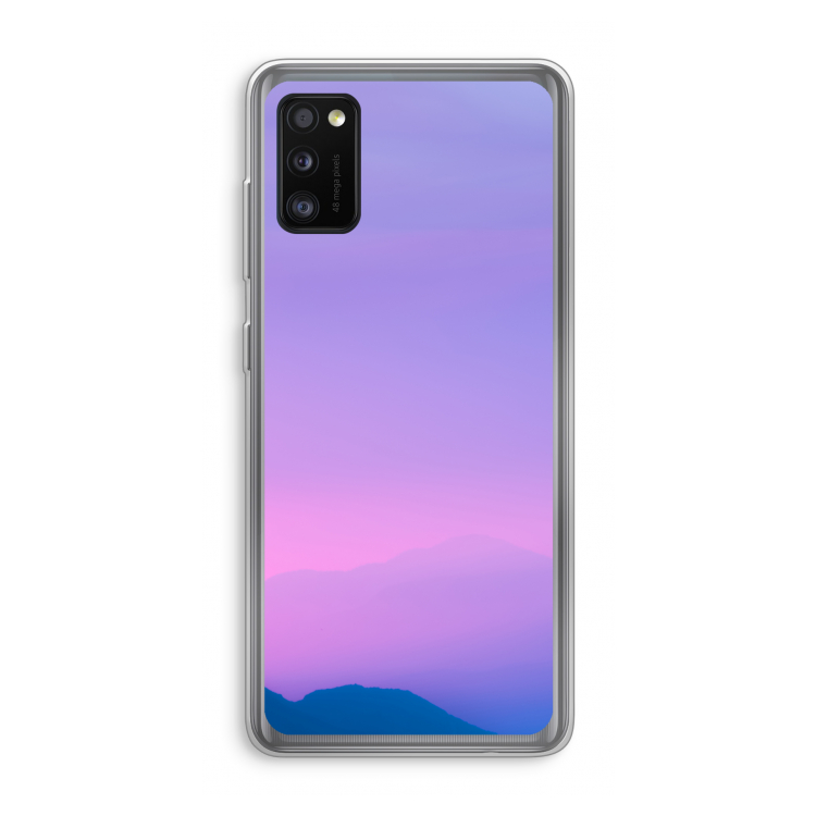 Sunset pastel: Samsung Galaxy A41 Transparant Hoesje