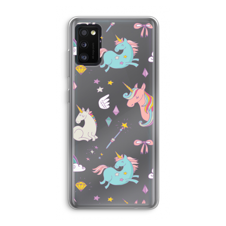 Fantasiewereld: Samsung Galaxy A41 Transparant Hoesje