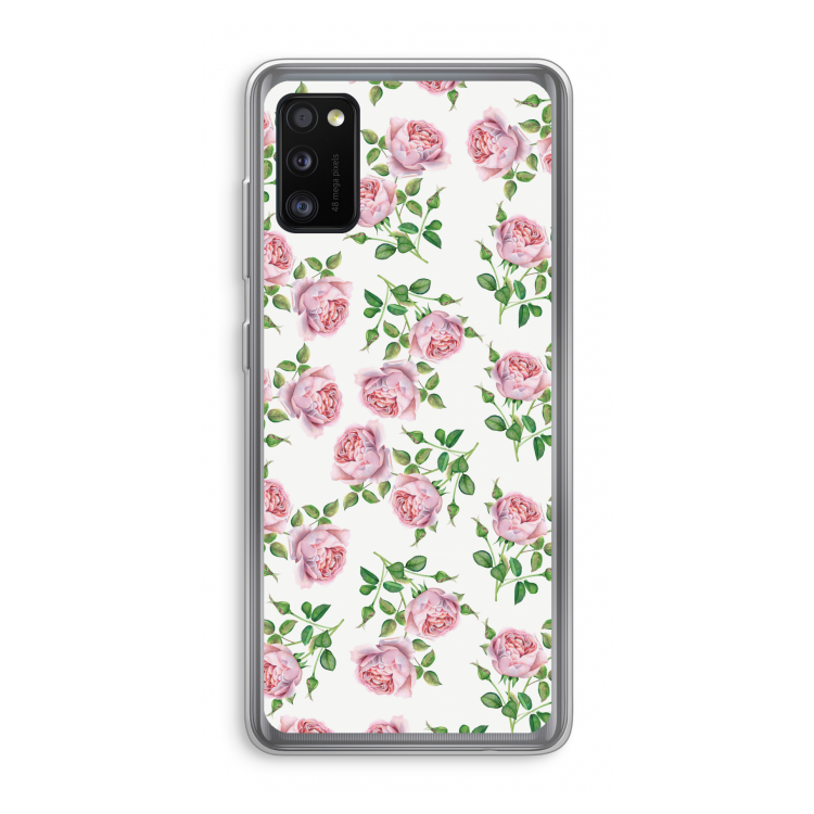 Kleine roosjes: Samsung Galaxy A41 Transparant Hoesje