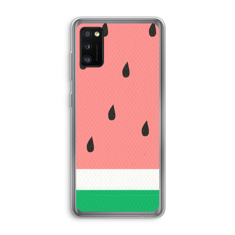 Watermeloen: Samsung Galaxy A41 Transparant Hoesje