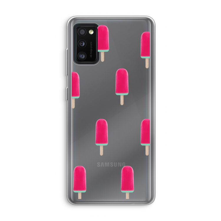 Waterijsje: Samsung Galaxy A41 Transparant Hoesje