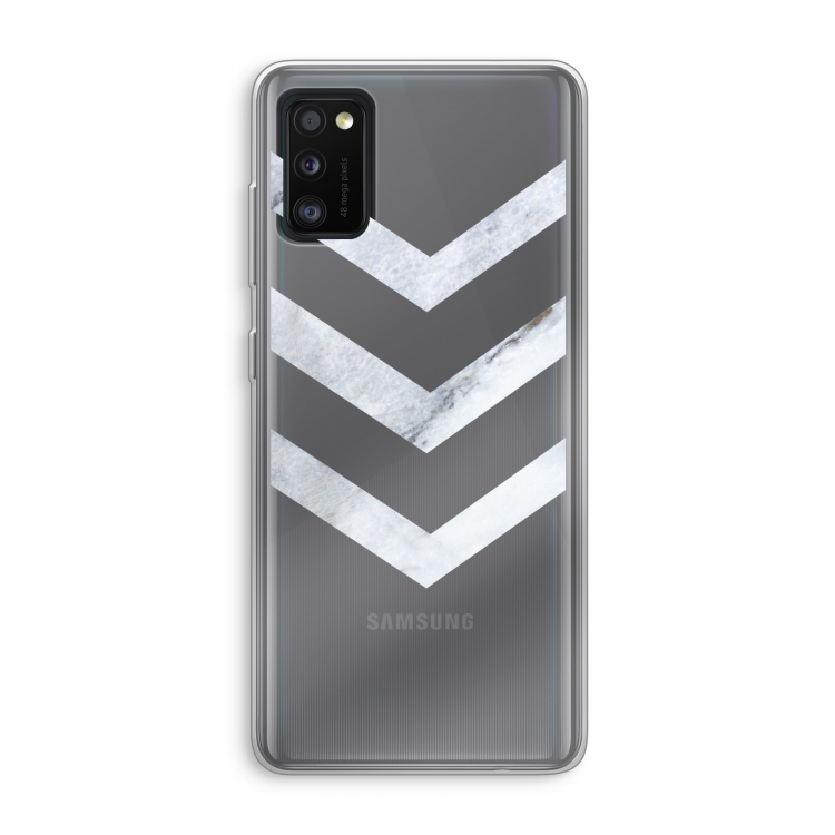 Marmeren pijlen: Samsung Galaxy A41 Transparant Hoesje