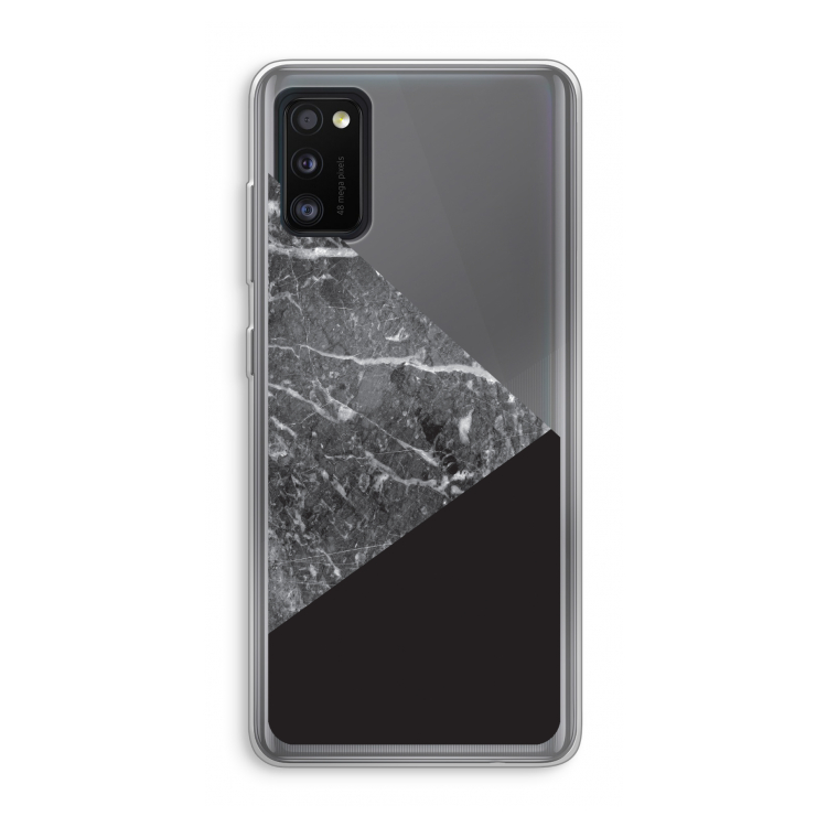 Combinatie marmer: Samsung Galaxy A41 Transparant Hoesje